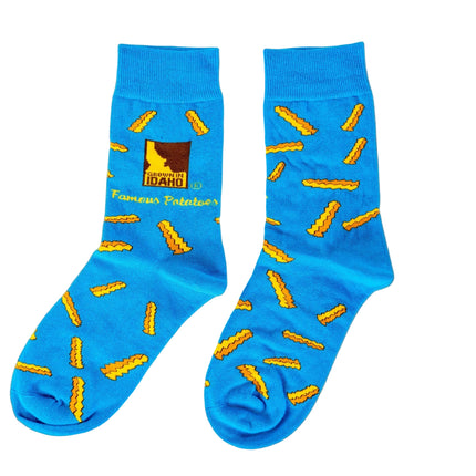 French Fry Socks-Blue