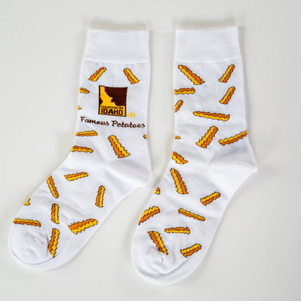 French Fry Socks-White
