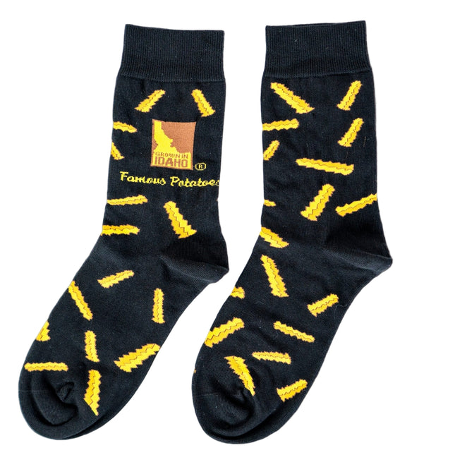 French Fry Socks-Black
