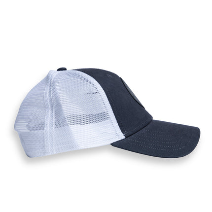 Baseball Hat, White & Charcoal