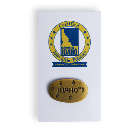 Potato Pin On Card