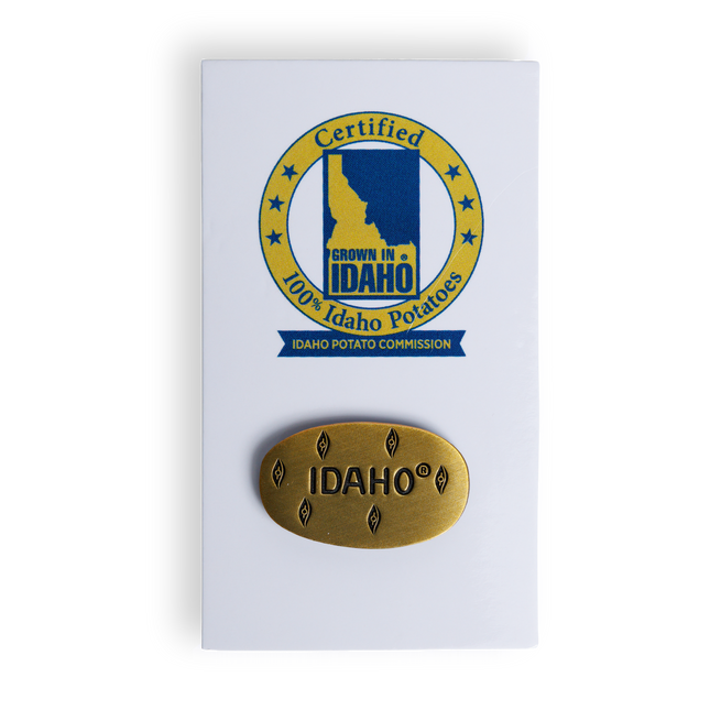 Potato Pin On Card