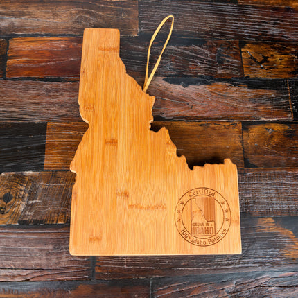 State of Idaho Shaped Cutting Board