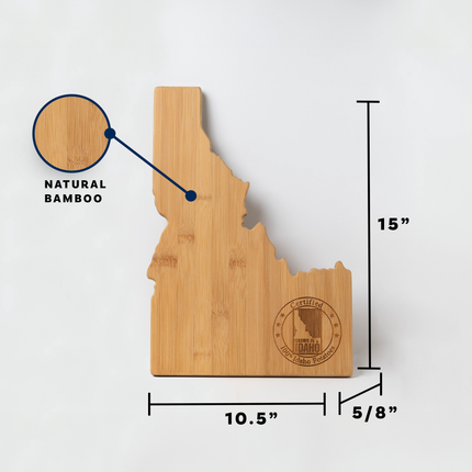 State of Idaho Shaped Cutting Board