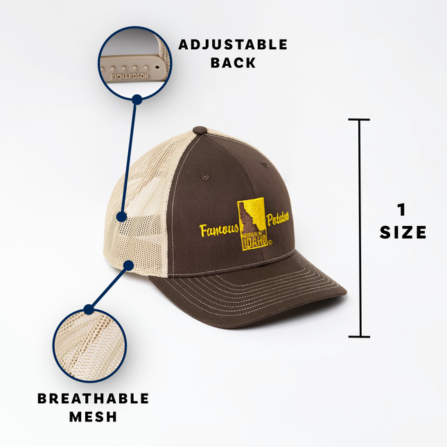 Idaho® Potato Baseball Hat - Brown