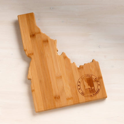 State of Idaho Shaped Cutting Board