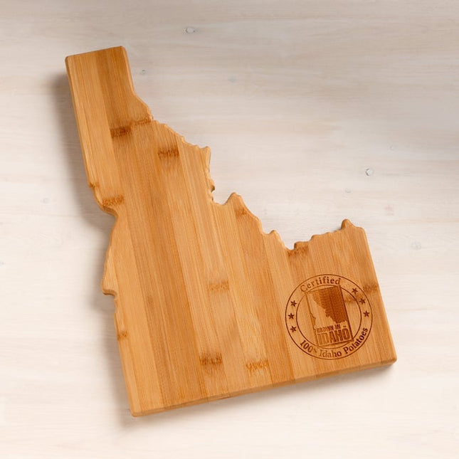State of Idaho Shaped Cutting Board
